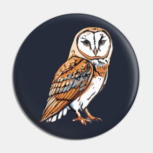 Barn Owl Pin