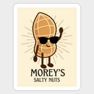 Morey's Salty Nuts Magnet