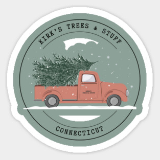 Kirk's Trees and Stuff Sticker