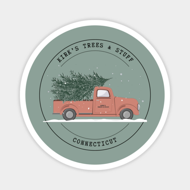 Kirk's Trees and Stuff Magnet by Stars Hollow Mercantile