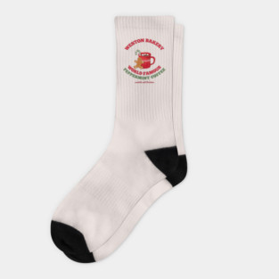 Weston Bakery - peppermint coffee Socks