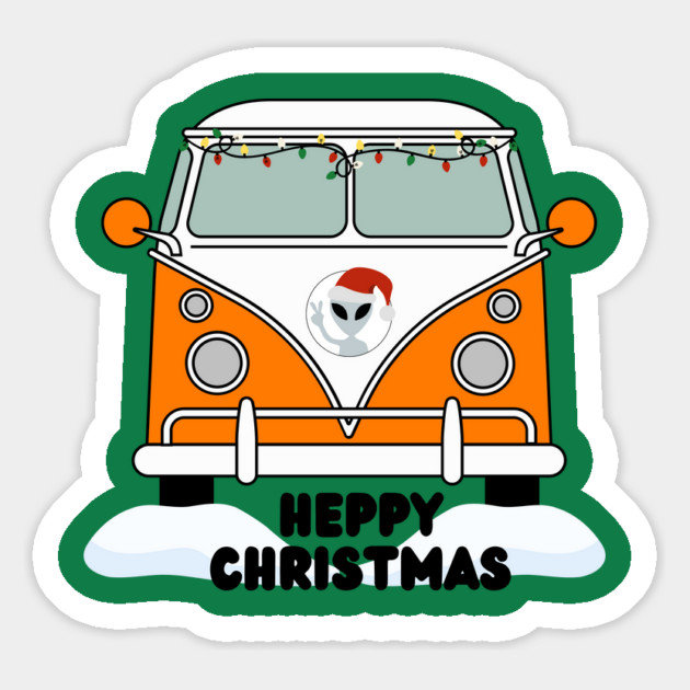Heppy Christmas - Hep Alien Magnet by Stars Hollow Mercantile