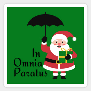 In Omnia Paratus - Santa Sticker