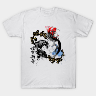 Geisha and Koi Fish T-Shirt