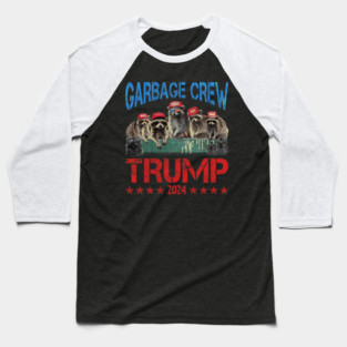 Garbage Crew Funny Trump Baseball T-Shirt