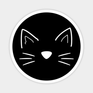 Hand Drawn Cat Magnet