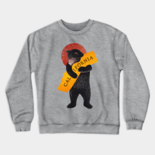 I Love California Bear Crewneck Sweatshirt