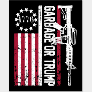 Garbage for Trump Shirt Garbage for Trump 2024 Presidential Posters and Art