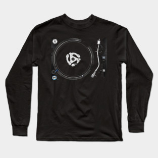 Turntable rpm adapter Long Sleeve T-Shirt