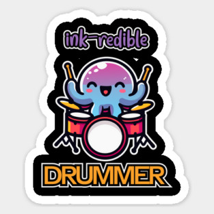 Ink-redible drummer Magnet