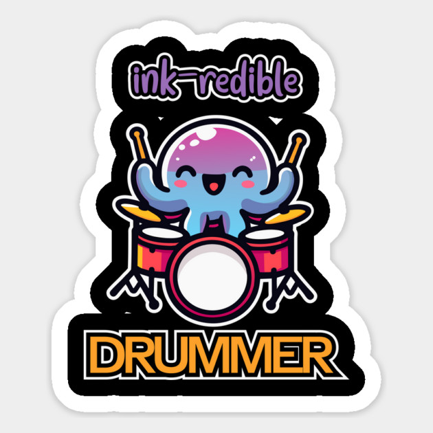 Ink-redible drummer Magnet by TurnEffect