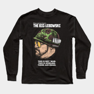 The Big Lebowski, Walter Sobchak, Cult Classic Long Sleeve T-Shirt