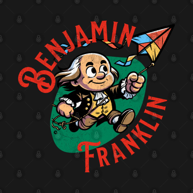 American History Cartoon Benjamin Franklin US History by Yesteeyear