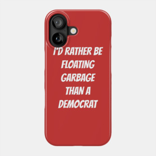 trump-garbage-truck Phone Case
