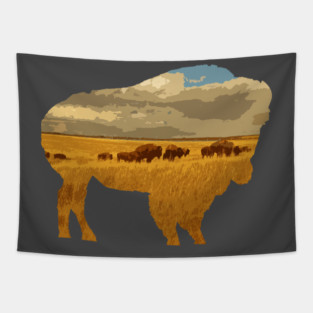 American Bison Tapestry