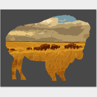 American Bison Posters and Art