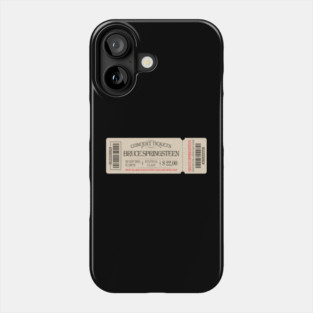 Bruce Springsteen - Concert Tickets Phone Case