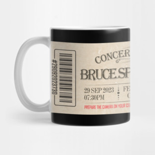 Bruce Springsteen - Concert Tickets Mug