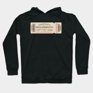 Bruce Springsteen - Concert Tickets Hoodie