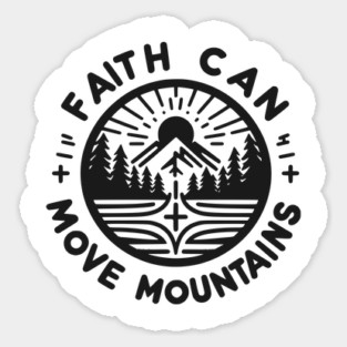 Faith Can Move Mountains Magnet