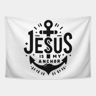 Jesus is My Anchor Tapestry