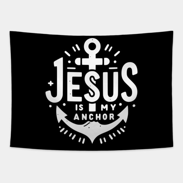 Jesus is My Anchor Tapestry by Frank Ring