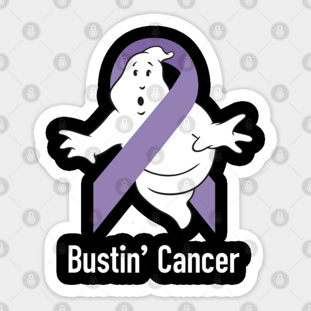 Bustin' Cancer Sticker by Ecto Girl