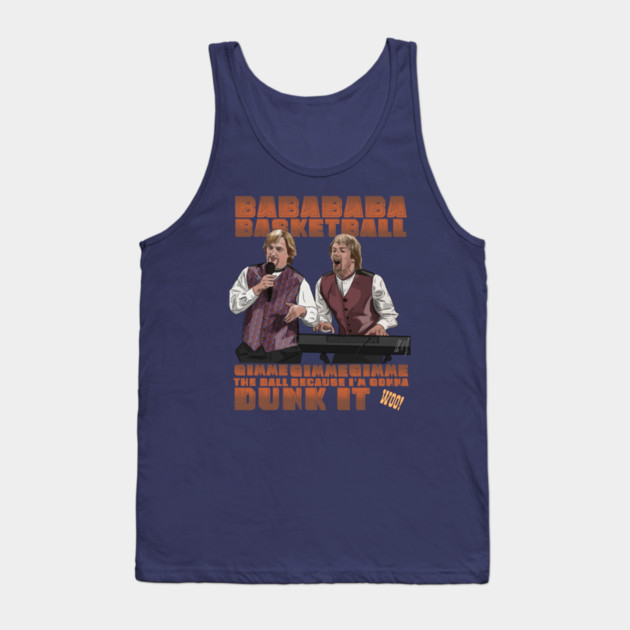 SNL: BABABABABABASKETBALL Tank Top by 51Deesigns