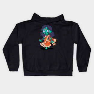 Cute Indian Zombie Kids Hoodie