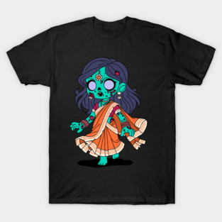 Cute Indian Zombie T-Shirt