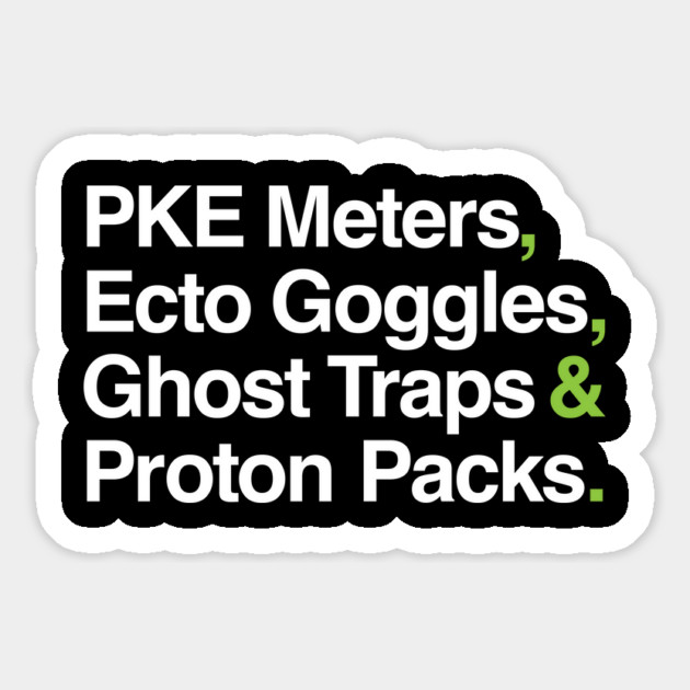 Ghostbusting List Magnet by Ecto Girl