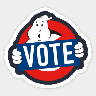 Vote No Ghost Magnet