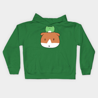 Little Frog and Guinea Pig Face Kids Hoodie