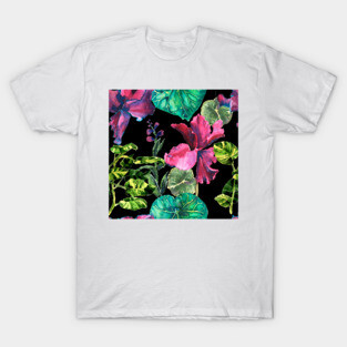 Seamless tropical flower T-Shirt