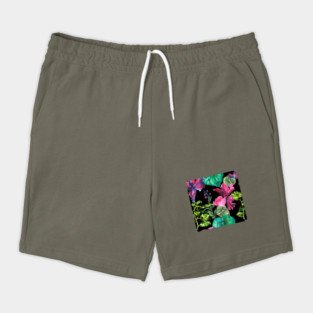 Seamless tropical flower Shorts