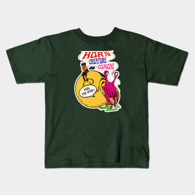 HORN CREATURE COMON! Kids T-Shirt by teikyou tshop