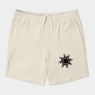Vinyl Record Tribal Design Shorts