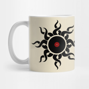 Vinyl Record Tribal Design Mug