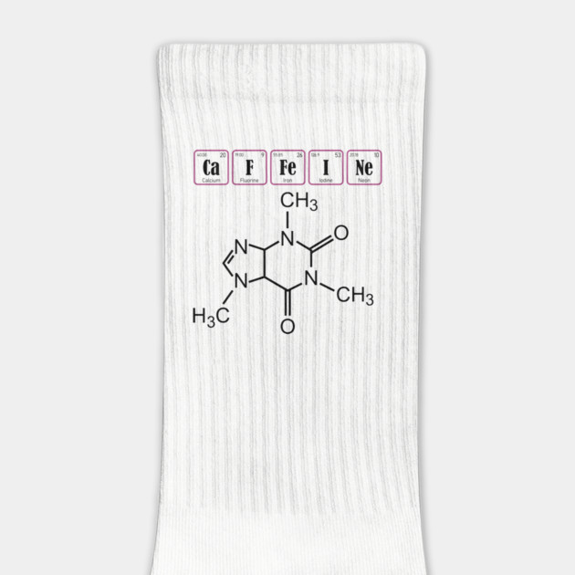Caffeine Molecule Nerd Geek Coffee Lover by Anticorporati
