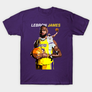 Lebron James LA Lakers Vector Art T-Shirt