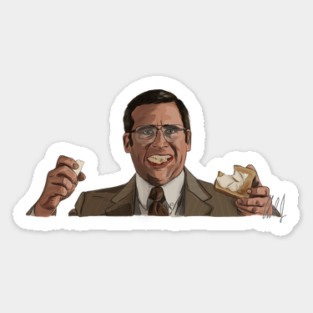 Anchorman 2: Brick of Butter Sticker