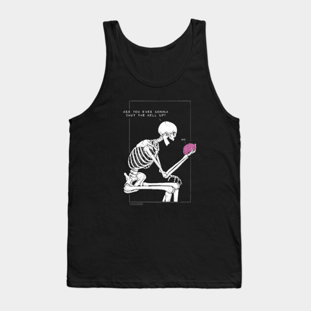 Overthink Forever. Tank Top by Tommy Devoid