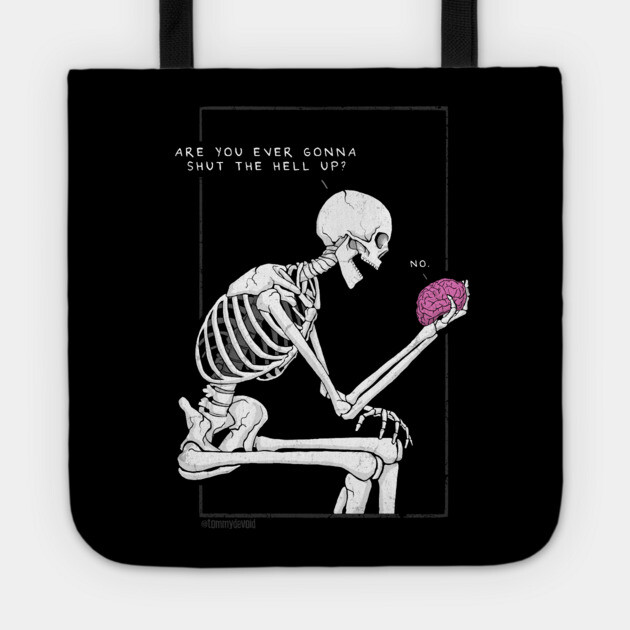 Overthink Forever. Tote by Tommy Devoid