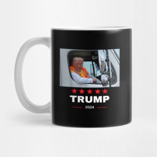 Trump-rides-in-garbage-truck Mug