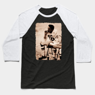 Len Dawson // Vintage Retro Logo Style Baseball T-Shirt
