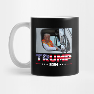 Trump-rides-in-garbage-truck Mug