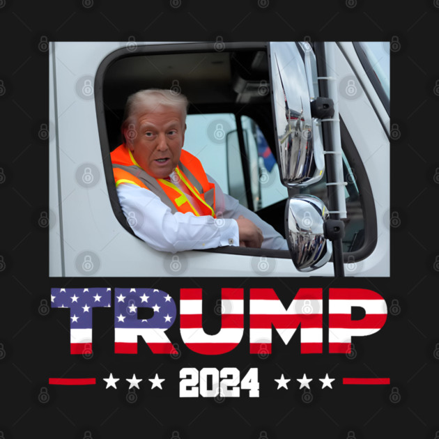 Trump-rides-in-garbage-truck by DinoVibe