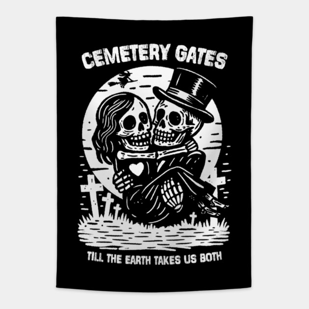 CEMETERY GATES Tapestry by artslaves
