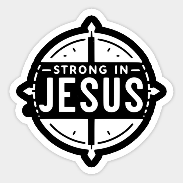 Strong in Jesus Magnet by Frank Ring