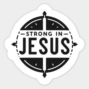 Strong in Jesus Magnet